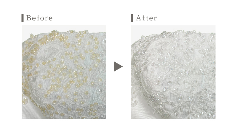 スパンコールの張替え事例のbefore/after