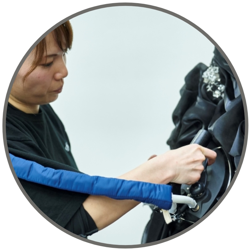 幅広いジャンルの衣装をお任せいただけますのイメージ